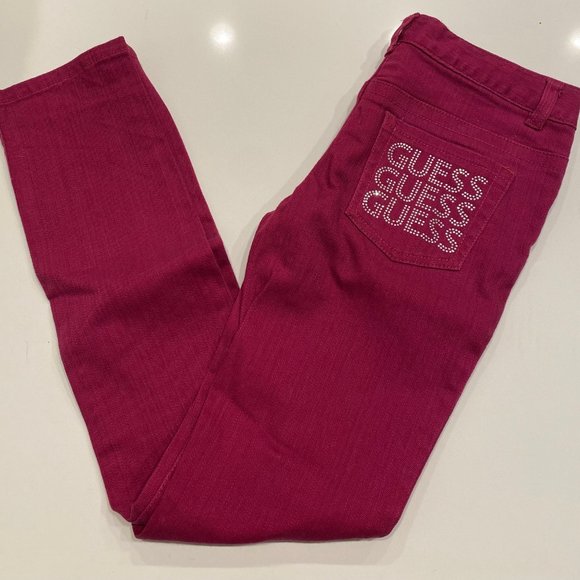 Girls Guess Jeans Magenta - Picture 5 of 5